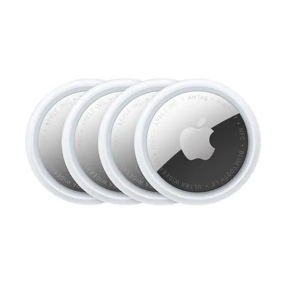 Bluetooth თრექერი Apple AirTag 2 4 Pack White - Primestore.ge