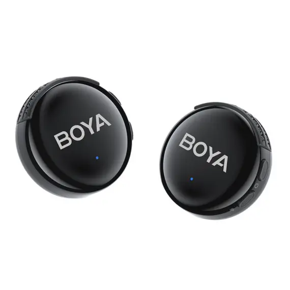 მიკროფონი BOYA BOYALINK 3-01 AI-Powered Button-Sized Wireless Microphone Black - Primestore.ge