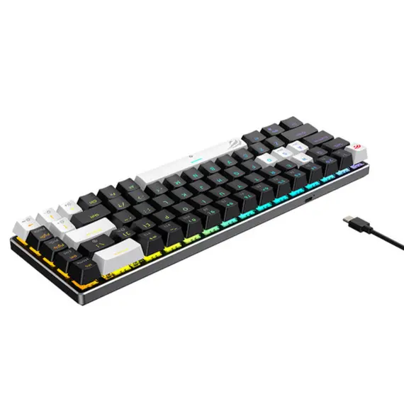 კლავიატურა Havit KB906L Gaming Keyboard Black/White - Primestore.ge