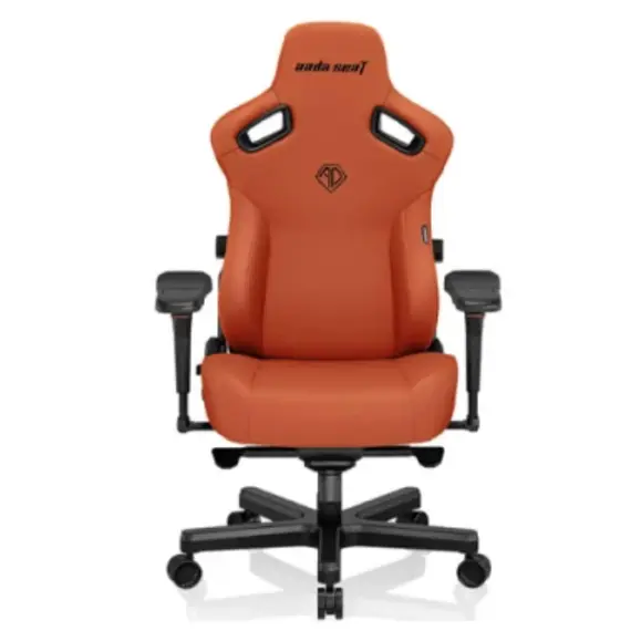 სათამაშო სავარძელი AndaSeat Chair Kaiser 3, PVC leather, 4D-Armrests, orange - Primestore.ge