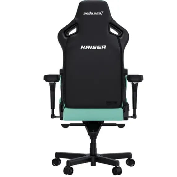 სათამაშო სავარძელი AndaSeat Chair Kaiser 4 V2, PVC leather, 6D-Armrests, green - Primestore.ge