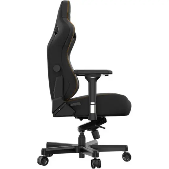 სათამაშო სავარძელი AndaSeat Chair Kaiser 3 XL, PVC leather, 4D-Armrests, black - Primestore.ge