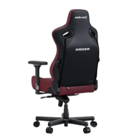 სათამაშო სავარძელი AndaSeat Chair Kaiser 3E, PVC leather, 4D-Armrests, maroon - Primestore.ge