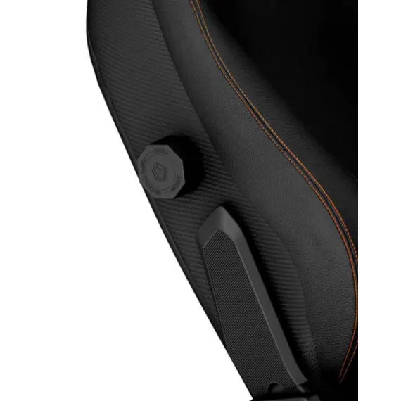 სათამაშო სავარძელი AndaSeat Chair Kaiser 3, PVC leather, 4D-Armrests, black - Primestore.ge