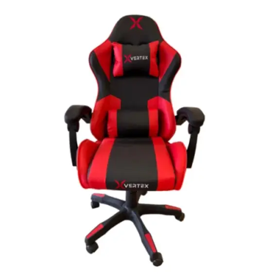 სათამაშო სავარძელი Vertex Noho Gaming Chair Black/Red PVC - Primestore.ge