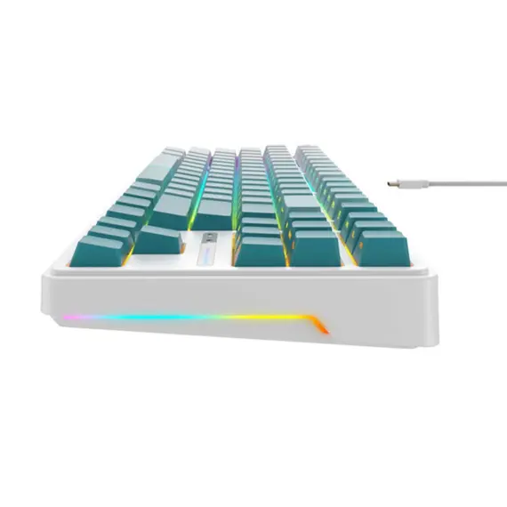 კლავიატურა Havit KB901L Gaming Keyboard White/green - Primestore.ge