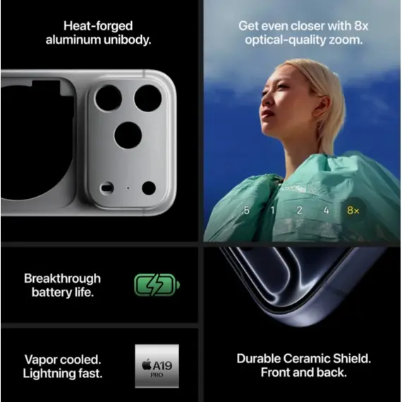 მობილური ტელეფონი Apple iPhone 17 Pro 512GB Silver - Primestore.ge