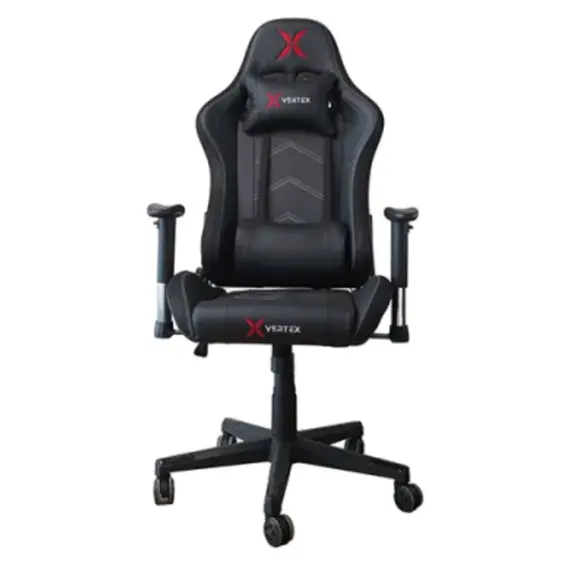 სათამაშო სავარძელი Vertex Illidan Gaming Chair RGB Black PU - Primestore.ge