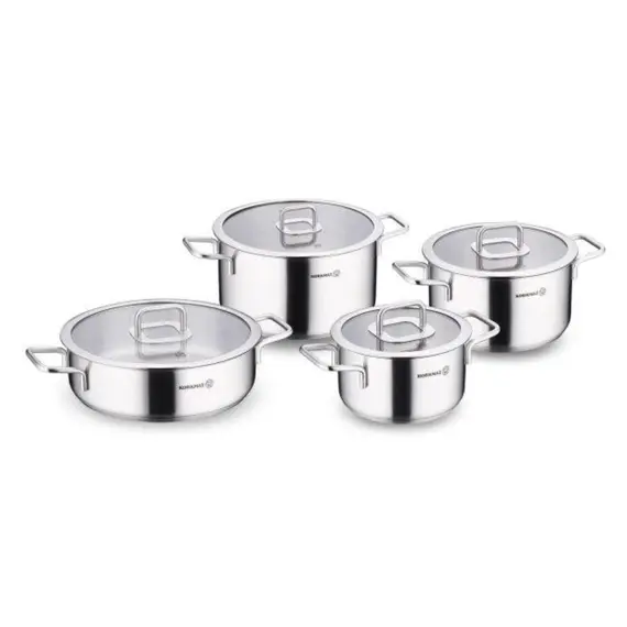 ქვაბების ნაკრები Korkmaz A2931 Stella 8 pcs Cookware Set - Primestore.ge