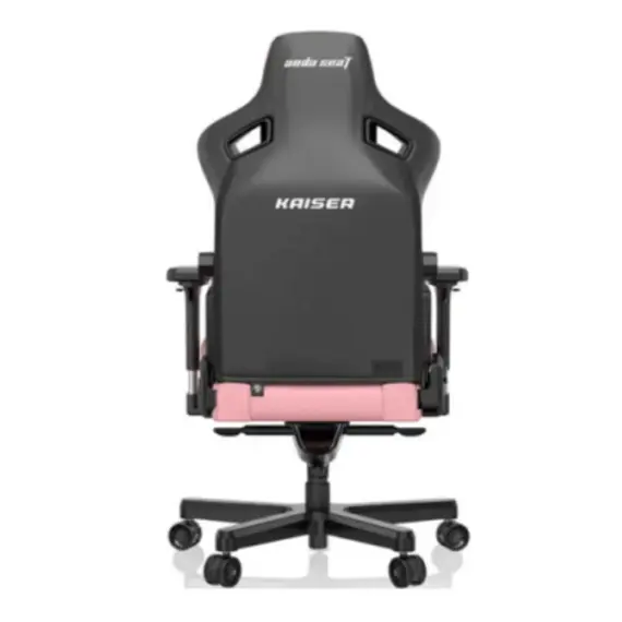 სათამაშო სავარძელი AndaSeat Chair Kaiser 3, PVC leather, 4D-Armrests, pink - Primestore.ge