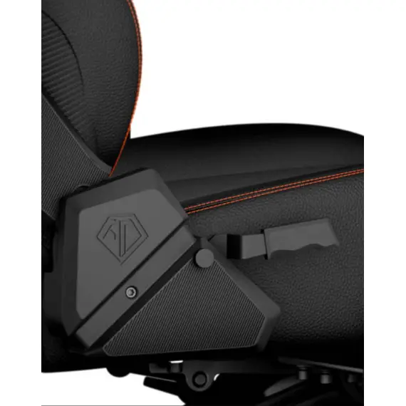 სათამაშო სავარძელი AndaSeat Chair Kaiser 3, PVC leather, 4D-Armrests, black - Primestore.ge