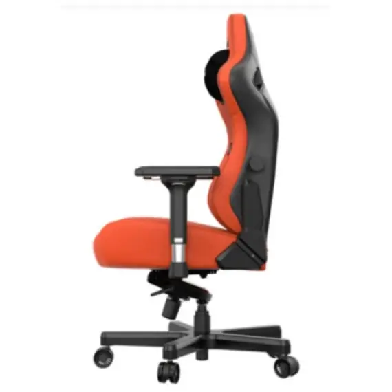 სათამაშო სავარძელი AndaSeat Chair Kaiser 3, PVC leather, 4D-Armrests, orange - Primestore.ge