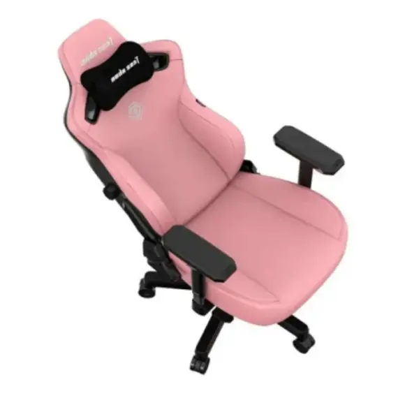 სათამაშო სავარძელი AndaSeat Chair Kaiser 3, PVC leather, 4D-Armrests, pink - Primestore.ge