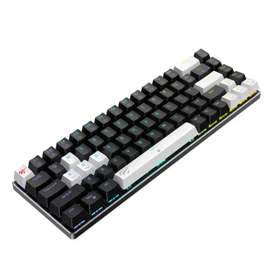 კლავიატურა Havit KB906L Gaming Keyboard Black/White - Primestore.ge
