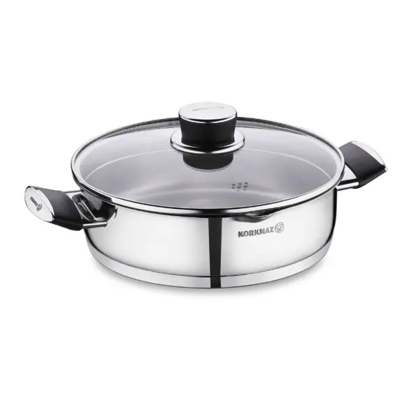 ქვაბი Korkmaz A2084 Deep Casserole 24x16cm / 7.0l - Primestore.ge