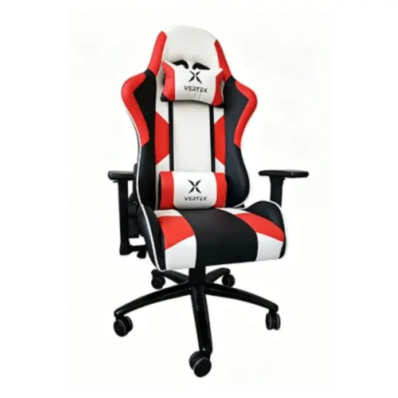 სათამაშო სავარძელი Vertex NITRO Gaming Chair Red/White PU - Primestore.ge