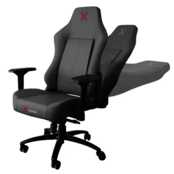 სათამაშო სავარძელი Vertex Imperion Gaming Chair Black Leather - Primestore.ge