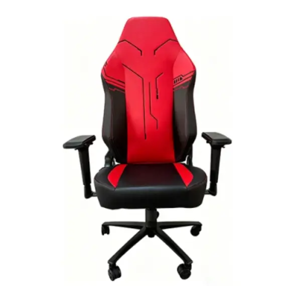 სათამაშო სავარძელი Vertex Inferno Gaming Chair Black/Red Car Leather - Primestore.ge