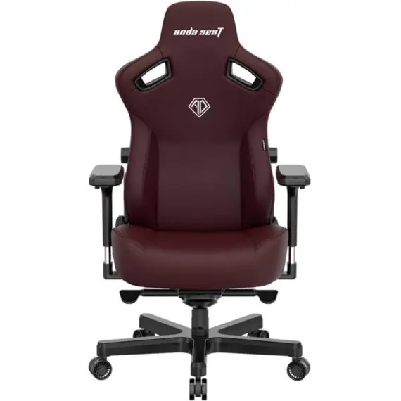 სათამაშო სავარძელი AndaSeat Chair Kaiser 3 XL, PVC leather, 4D-Armrests, maroon - Primestore.ge