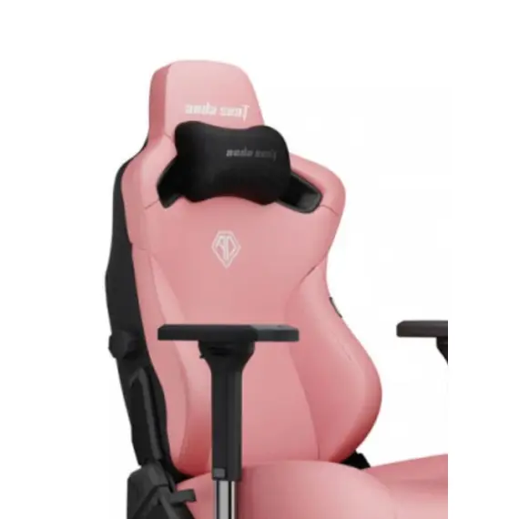 სათამაშო სავარძელი AndaSeat Chair Kaiser 3, PVC leather, 4D-Armrests, pink - Primestore.ge