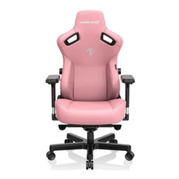 სათამაშო სავარძელი AndaSeat Chair Kaiser 3, PVC leather, 4D-Armrests, pink - Primestore.ge