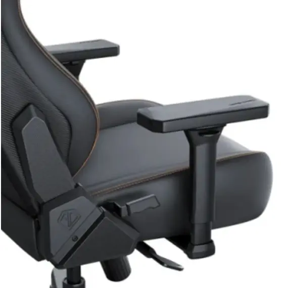 სათამაშო სავარძელი AndaSeat Chair Kaiser 3E, PVC leather, 4D-Armrests, black - Primestore.ge