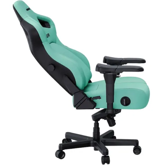 სათამაშო სავარძელი AndaSeat Chair Kaiser 4 V2, PVC leather, 6D-Armrests, green - Primestore.ge