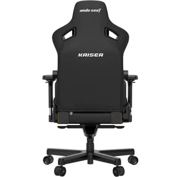 სათამაშო სავარძელი AndaSeat Chair Kaiser 3 XL, PVC leather, 4D-Armrests, black - Primestore.ge