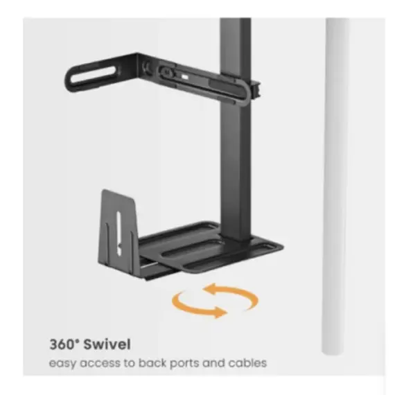 კომპიუტერის ქეისის სამაგრი Vertex VX-UMCS-02B Easy Set-Up Under-Desk/Wall CPU Holder - Primestore.ge