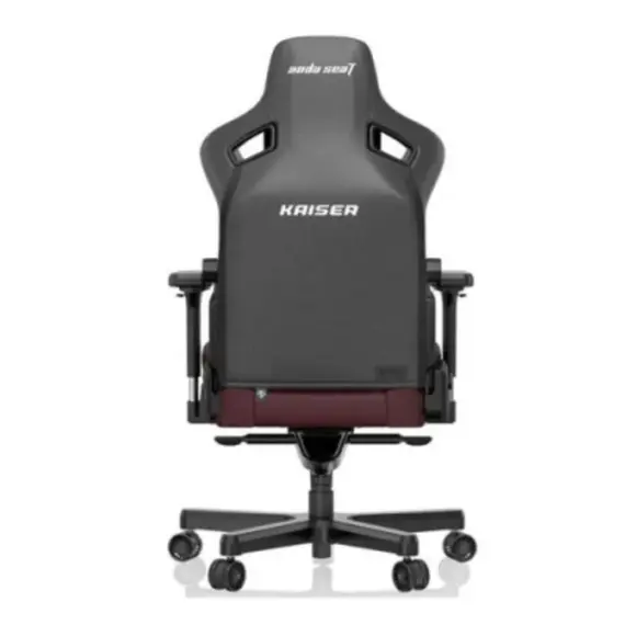 სათამაშო სავარძელი AndaSeat Chair Kaiser 3, PVC leather, 4D-Armrests, maroon - Primestore.ge