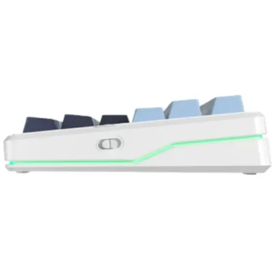 კლავიატურა AULA F87 PRO V2 Tri-Mode RGB Mechanical Keyboard Whire Light Blue/White/Dark Purple (Star Vector Switch) - Primestore.ge