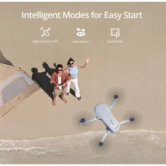 დრონი Potensic Drone ATOM (Fly More Combo) 3 batteries in total Grey - Primestore.ge