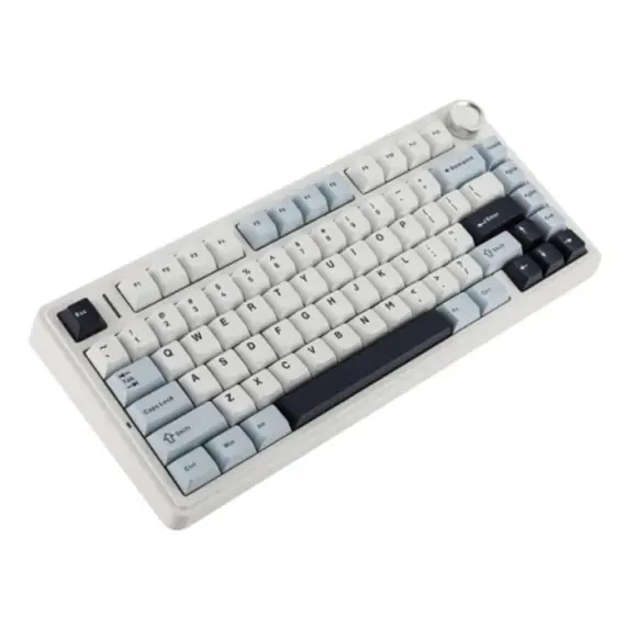 კლავიატურა AULA F75 Gasket Wireless Mechanical Keyboard Blue/White/Purple (Reaper Switch) - Primestore.ge