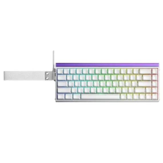 კლავიატურა AULA HERO68 RGB Gaming Keyboard White (Meteor Magnetic Switch) - Primestore.ge