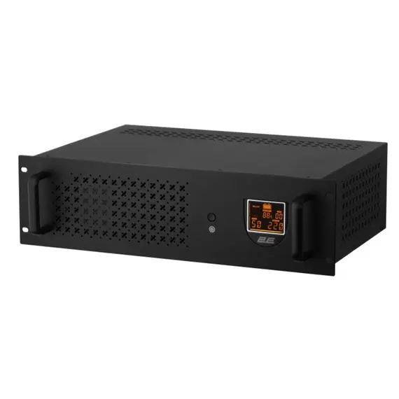 უწყვეტი კვების წყარო 2E RE1500, 1500VA/900W, RM 3U, LCD, USB, 3xSchuko - Primestore.ge