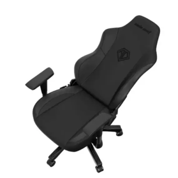სათამაშო სავარძელი AndaSeat Chair Phantom 3, PVC leather, 1D-Armrests, black - Primestore.ge
