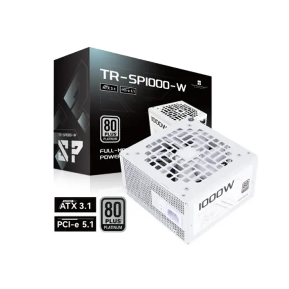 კვების ბლოკი THERMALRIGHT TR-SP1000W 1000W 80 PLUS PLATINUM ATX 3.1 Full-Modular - Primestore.ge