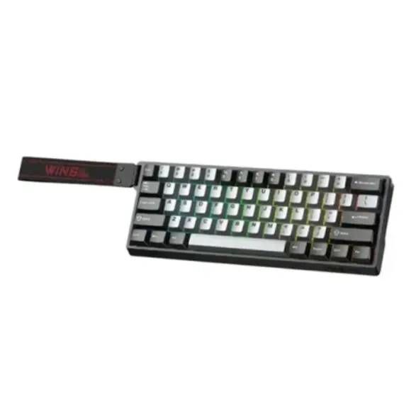 კლავიატურა AULA WIN60 HE Pro RGB Mechanical Keyboard Light Grey/Dark Grey (Meteor Magnetic Switch) - Primestore.ge