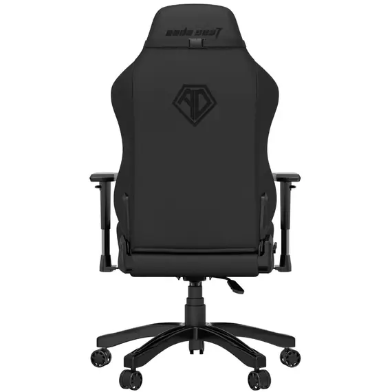 სათამაშო სავარძელი AndaSeat Chair Phantom 3, PVC leather, 1D-Armrests, black - Primestore.ge