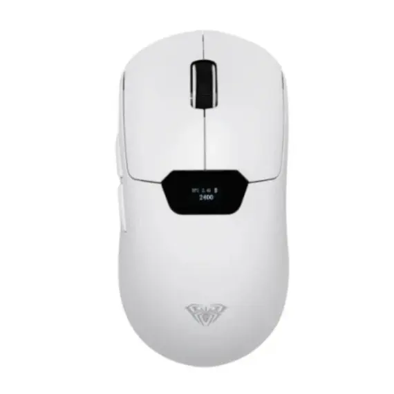 მაუსი AULA SC390 Wireless Ultra-Light Gaming Mouse With Smart Display White - Primestore.ge