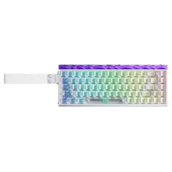 კლავიატურა AULA HERO68 RGB Gaming Keyboard White Translucent Keycaps (Silver Magnetic Switch) - Primestore.ge