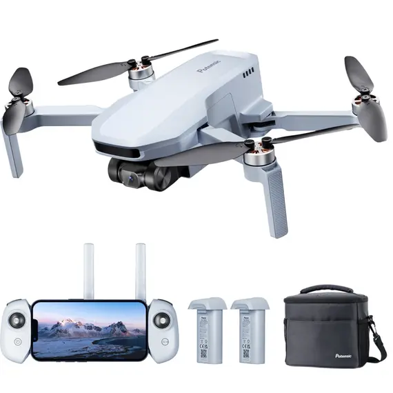 დრონი Potensic Drone ATOM SE (Expansion Kit) 3 batteries in total Grey - Primestore.ge