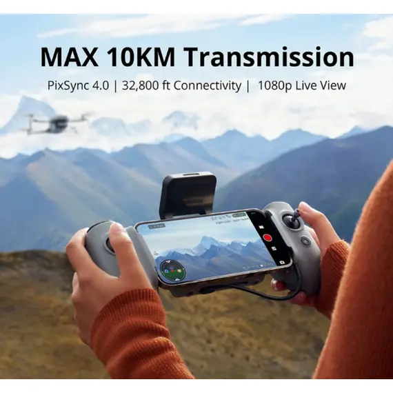 დრონი Potensic ATOM 2 Screen Remote (Fly More Combo) AI Tracking Grey - Primestore.ge