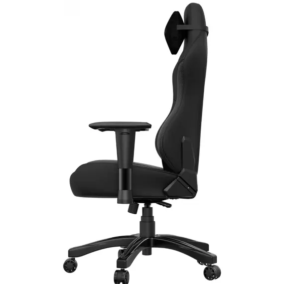 სათამაშო სავარძელი AndaSeat Chair Phantom 3, PVC leather, 1D-Armrests, black - Primestore.ge