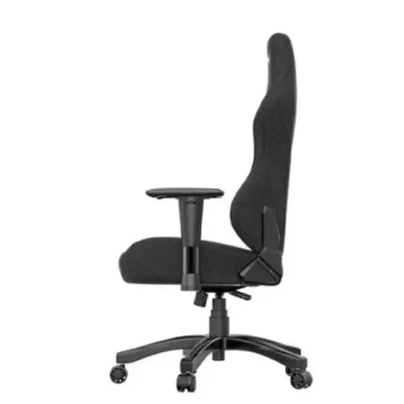 სათამაშო სავარძელი AndaSeat Chair Phantom 3, linen fabric, 1D-Armrests, black - Primestore.ge