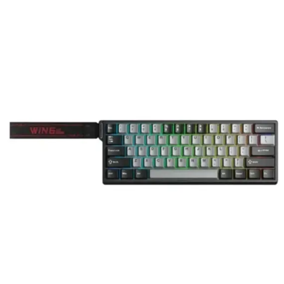 კლავიატურა AULA WIN60 HE Pro RGB Mechanical Keyboard Light Grey/Dark Grey (Meteor Magnetic Switch) - Primestore.ge