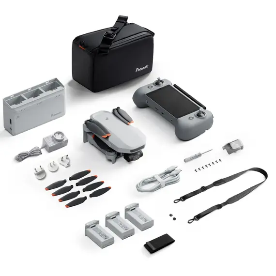 დრონი Potensic ATOM 2 Screen Remote (Fly More Combo) AI Tracking Grey - Primestore.ge