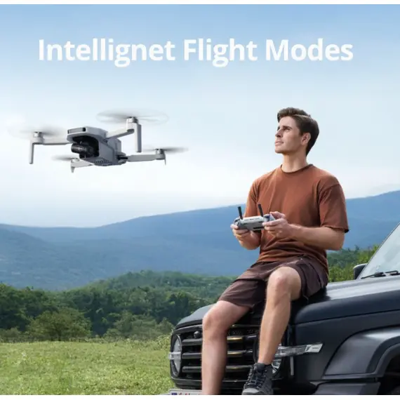 დრონი Potensic Drone ATOM 2 Screen Remote (Standard Kit) AI Tracking Grey - Primestore.ge