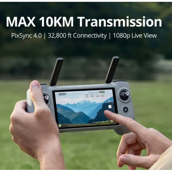დრონი Potensic Drone ATOM 2 Screen Remote (Standard Kit) AI Tracking Grey - Primestore.ge