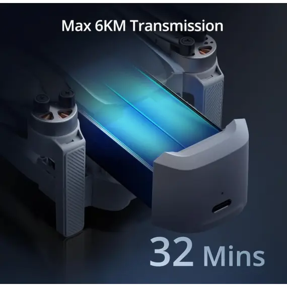 დრონი Potensic Drone ATOM (Fly More Combo) 3 batteries in total Grey - Primestore.ge